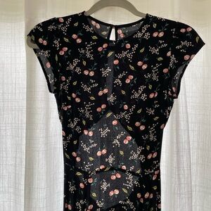 Reformation Gavin Floral Dress